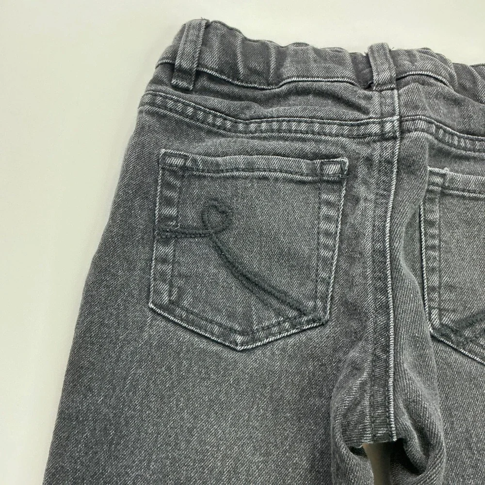 The Children's Place Black Skinny Jeans Kids Size 6x/7 Stretch Adjustable Waist